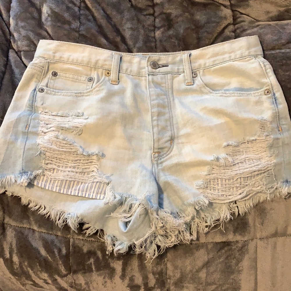 american eagle jean shorts